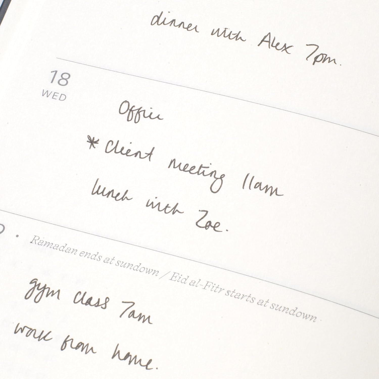 Papier Joy 2026 Year Planner - Navy Blue Hardback | Full Calendar Year | Month View & Week View | Quality Paper | Day Diary Or Organizer For Appointments, Dates, Memos | Personal & Business Use