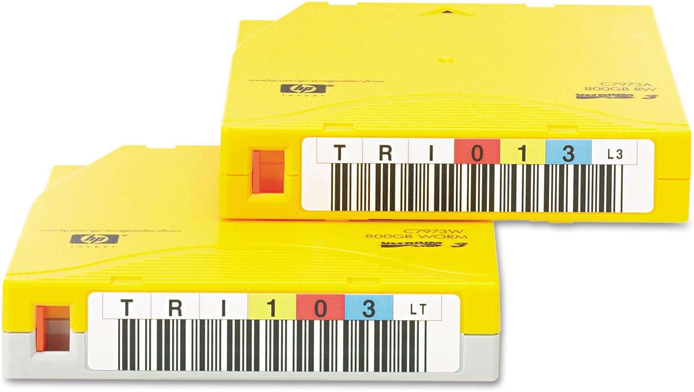 HP C7973A LTO-3 Ultrium 800 GB Re-Writable Data Cartridge