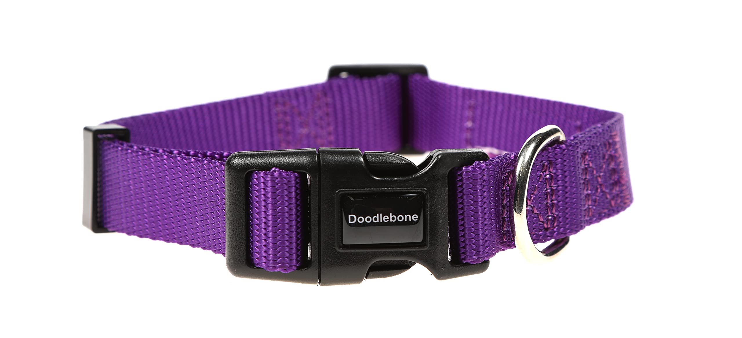 Doodlebone, Dog Collar, Adjustable Strong Collar with Secure D Ring - Image 2