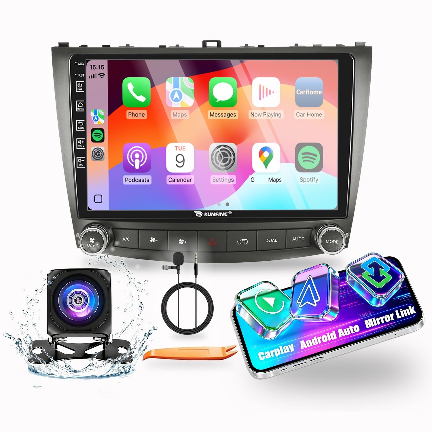 LEXUS IS250 専用10.4インチAndroidナビ Amazon.com: for Lexus is 250 2006-2013 Car CarPlay Android Auto