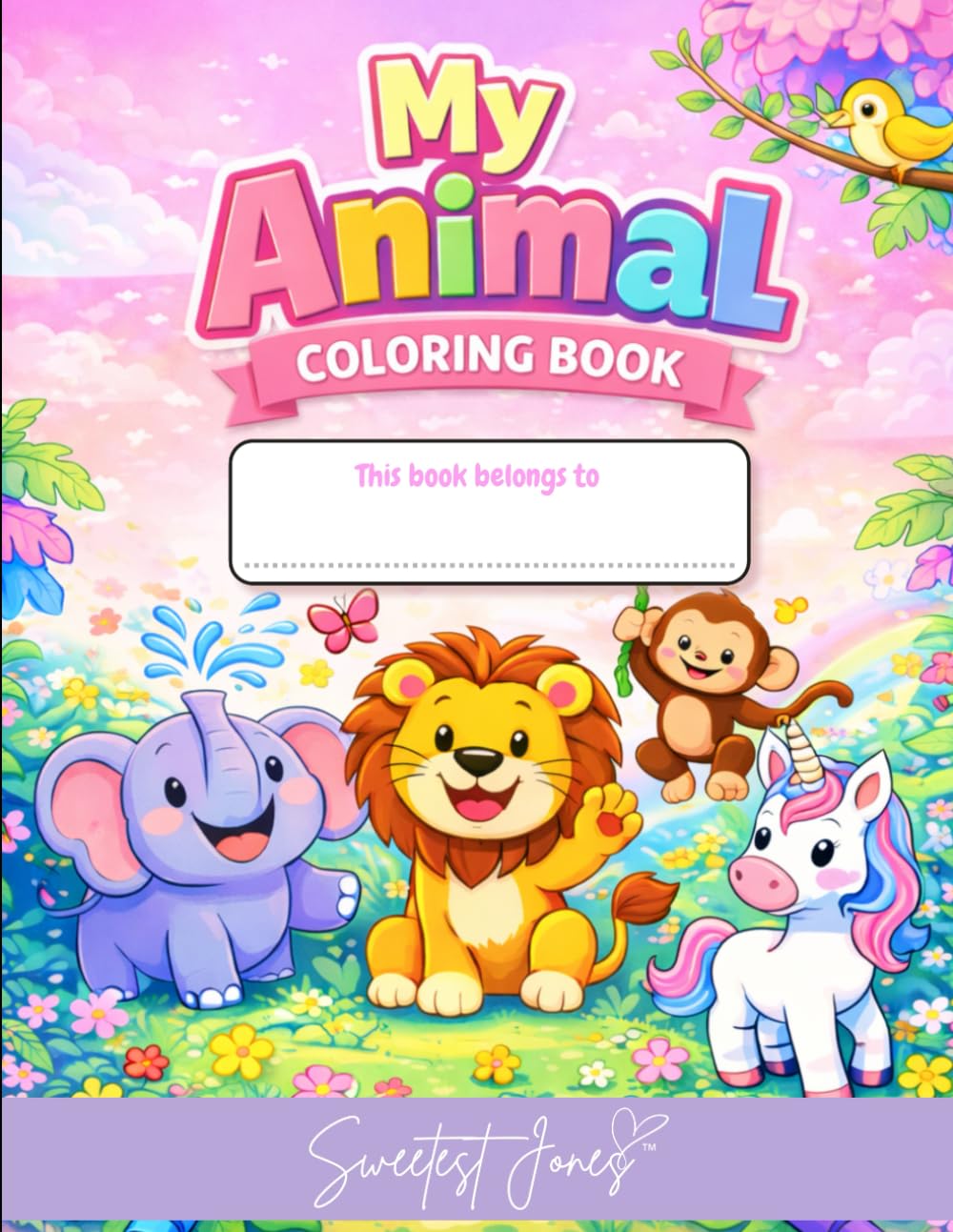 My Animal Coloring Book: (VOL II) (My Little Keepsake Coloring Books)