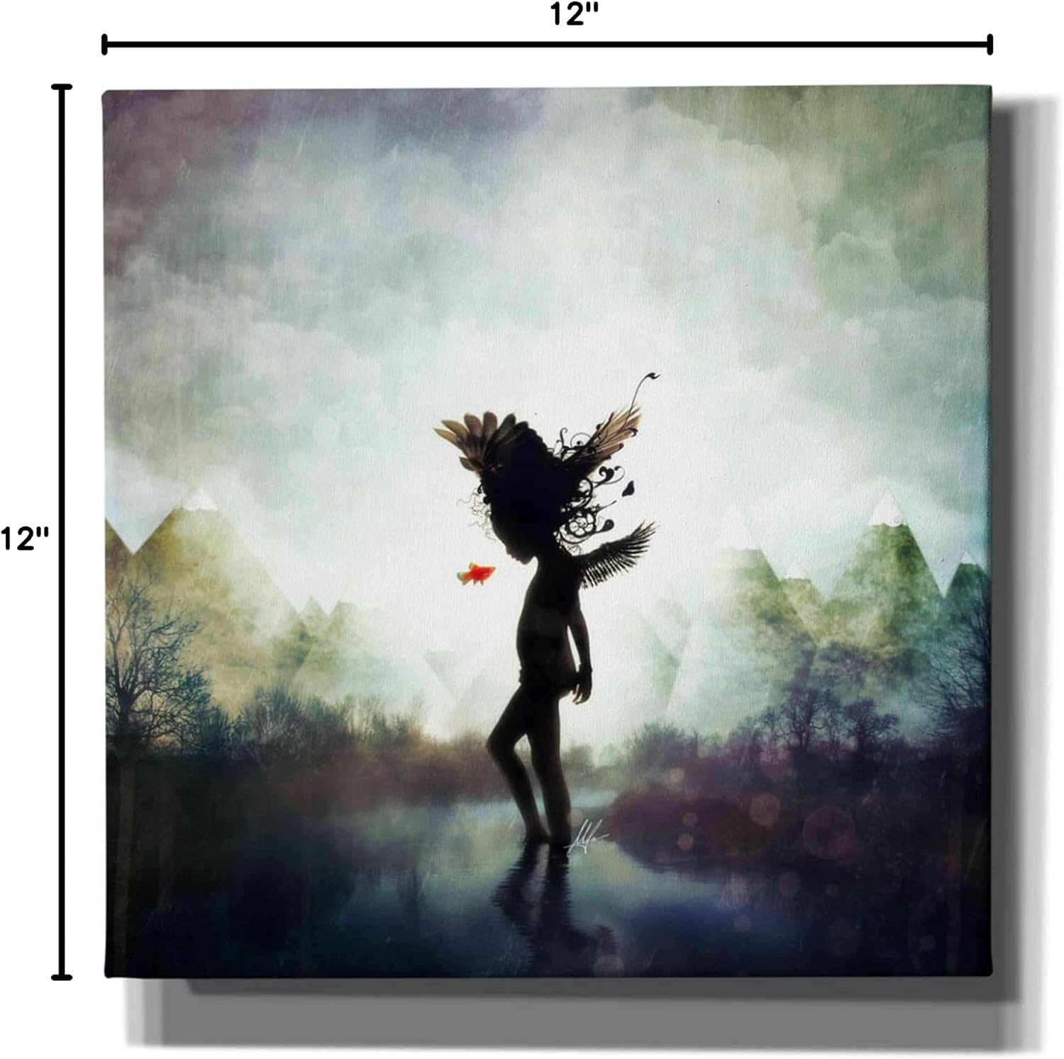 Cortesi Home 'Discovery' by Mario Sanchez Nevado, Canvas Wall Art, 12"x12"