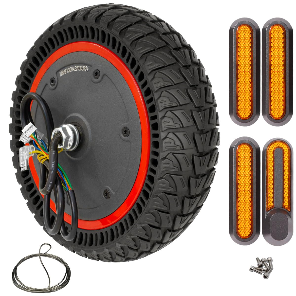Moteur Roue Avant Trottinette Xiaomi Pro Pro2 Mercedes AMG (Solid Tire VTT)