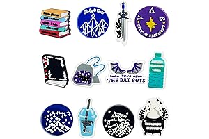 Enchante your Shoes with Literary Charm: 12 Enticing Book Jibbitz