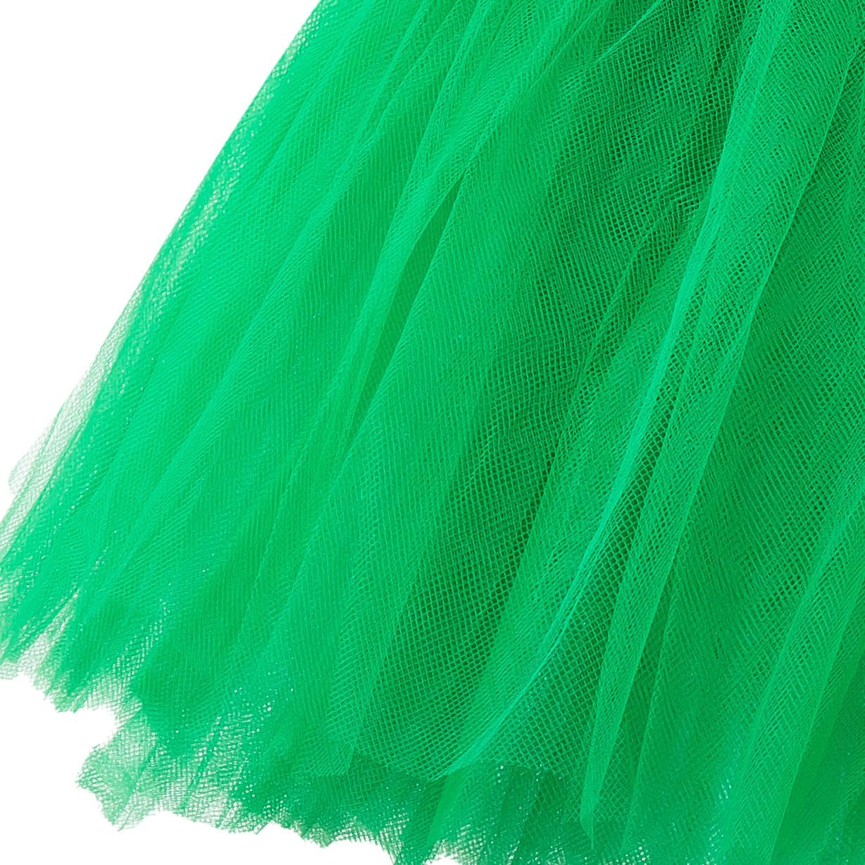 Lanzom Tutus for Women Adult Tutu Skirts Costumes 4 Layered Womens Tutu Skirts for Girls Teens Halloween Ballet(Z-Green) - Image 3
