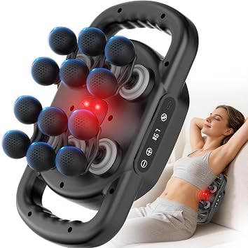 12 Head Massage Gun Deep Tissue,Electric Back Muscle Percussion Massager