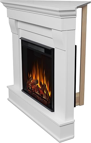 Miniatura 5 de Real Flame 5950E Chateau - Chimenea eléctrica de esquina, pequeña, color blanco