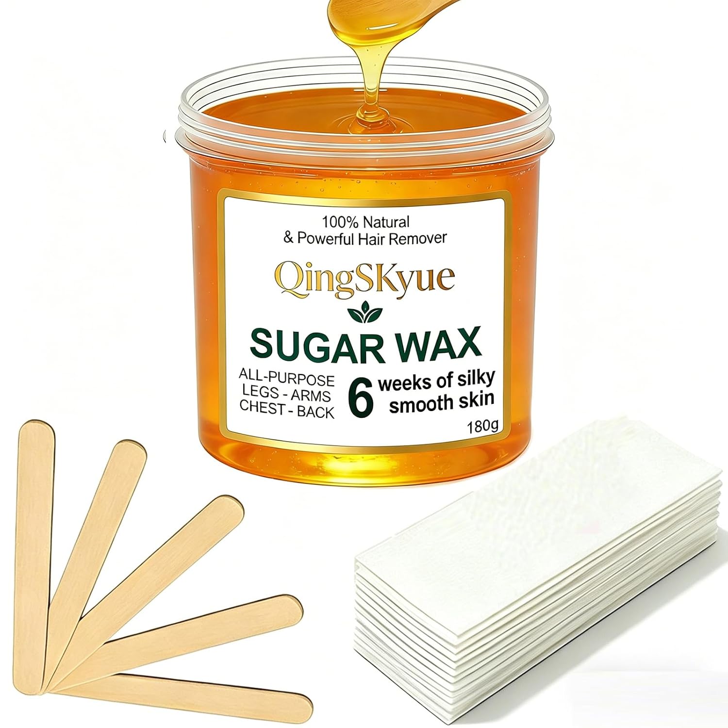 Nature's Sugar Prewax Skin Cleanser – Prep & Cleanse Spray for Waxing Care – Supports Paste Adhesion, Smooth Removal & Skin Wellness – Pre Wax Essentials for Body & Bikini – 355 ml / 12 fl oz