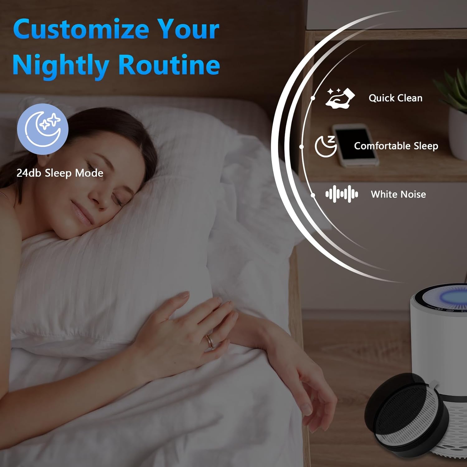 LV-H132 Replacement Filter for LEVOIT Air Purifier Replacement Filter LV-H132-RF, Funmit 3-in-1 H13 True HEPA Filter Replacement, 2 Pack - Image 7