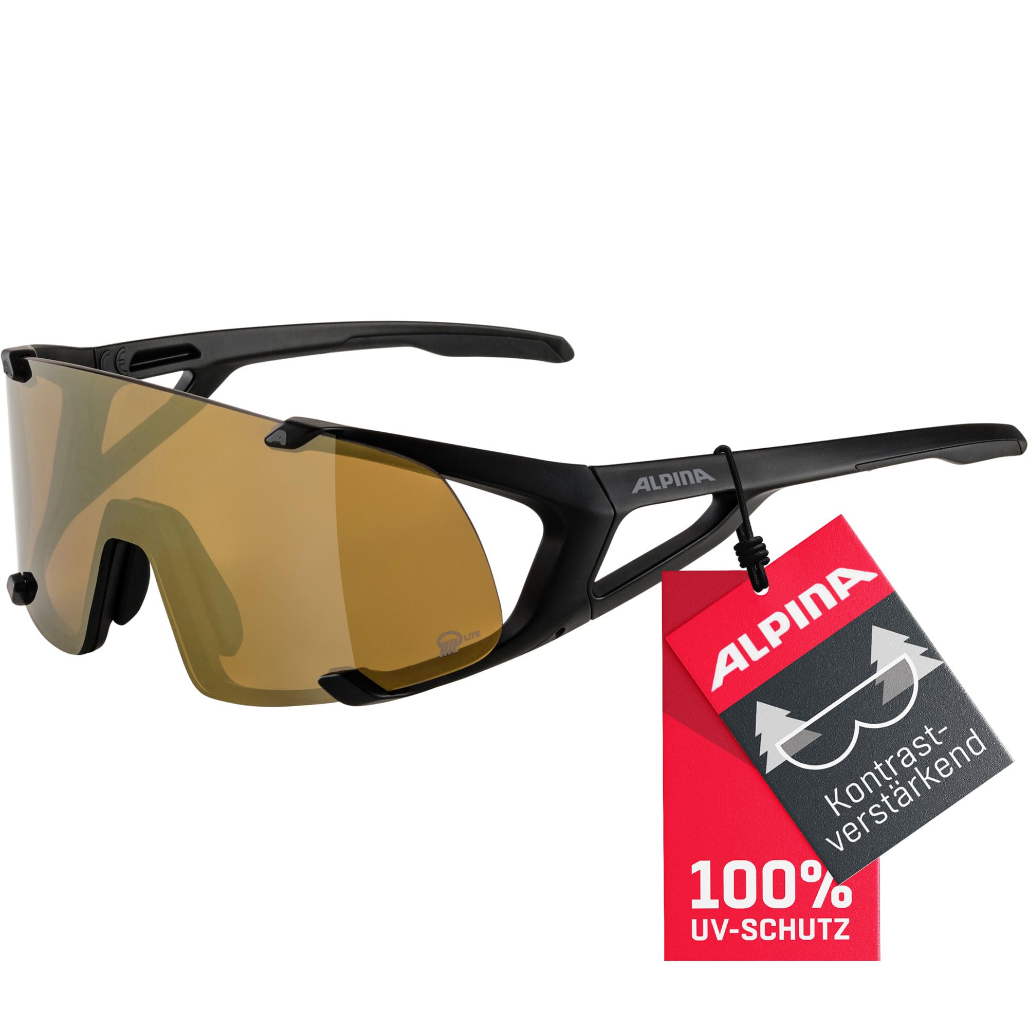 ALPINA Unisex Sport- & Fahrradbrille Sportbrille (1er Pack)