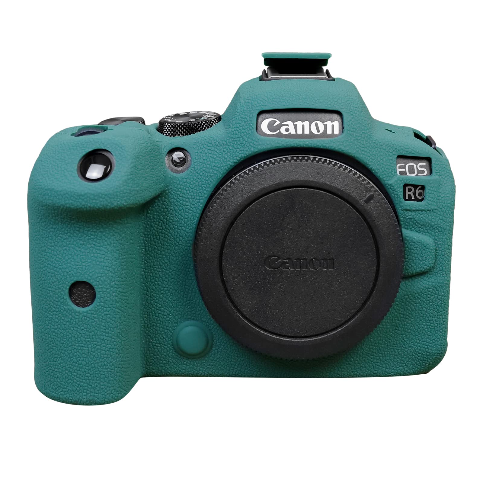 Rieibi EOS R6 R6 Mark II Camera Case, Silicone Camera Protective Case for Canon eos R6 R6 Mark II Digital Camera - Green