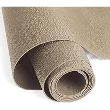 WochiTV Shelf Liner for Cabinets, Drawer Non Adhesive Non Slip Foam Mat for Kitchen, Pantry, Bathroom, Cupboard, Garage, Closet, Shelves, Drawer, Tool Box, Tan 11.8 x 59 inches