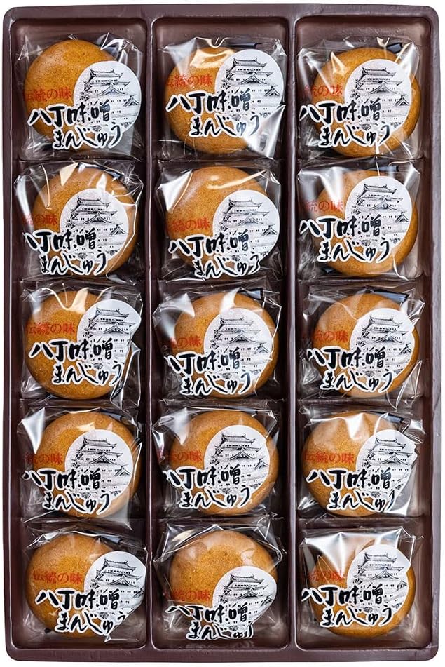 名古屋限定まるや八丁味噌まんじゅう(15個入)長登屋 ナガトヤ 名古屋土産