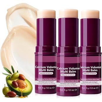 Calcium Volume Multi Balm Cemenrete Calcium Multi Balm Calcium Complex Eye Cream Pen Korean Anti-Ageing Collagen Moisturiser for Eyes Neck Face 3