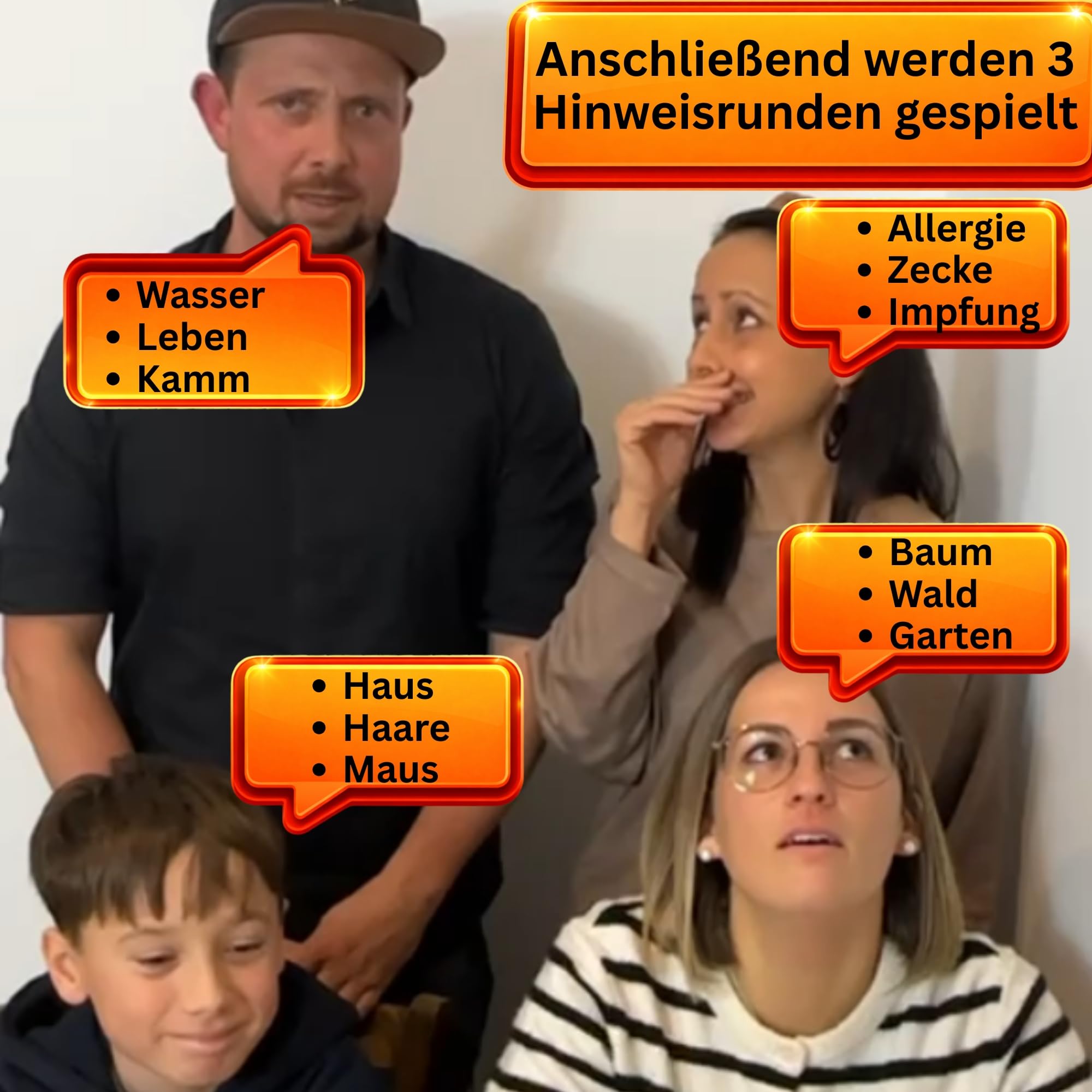 IMPOSTOR - Édition Familiale - Qui est le imposteur ? Jeu de mots d'imposteur comme jeu de famille - Cadeaux de Pâques pour enfants de 10 à 12 ans - Jeu de cartes tendance - Jeu de société - Jeu de