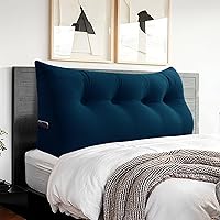 Vista 6 de Almohada de lectura triangular con cuña para cabecero, almohada de apoyo para la espalda para sentarse en la cama, sofá cama, cojín de esquina