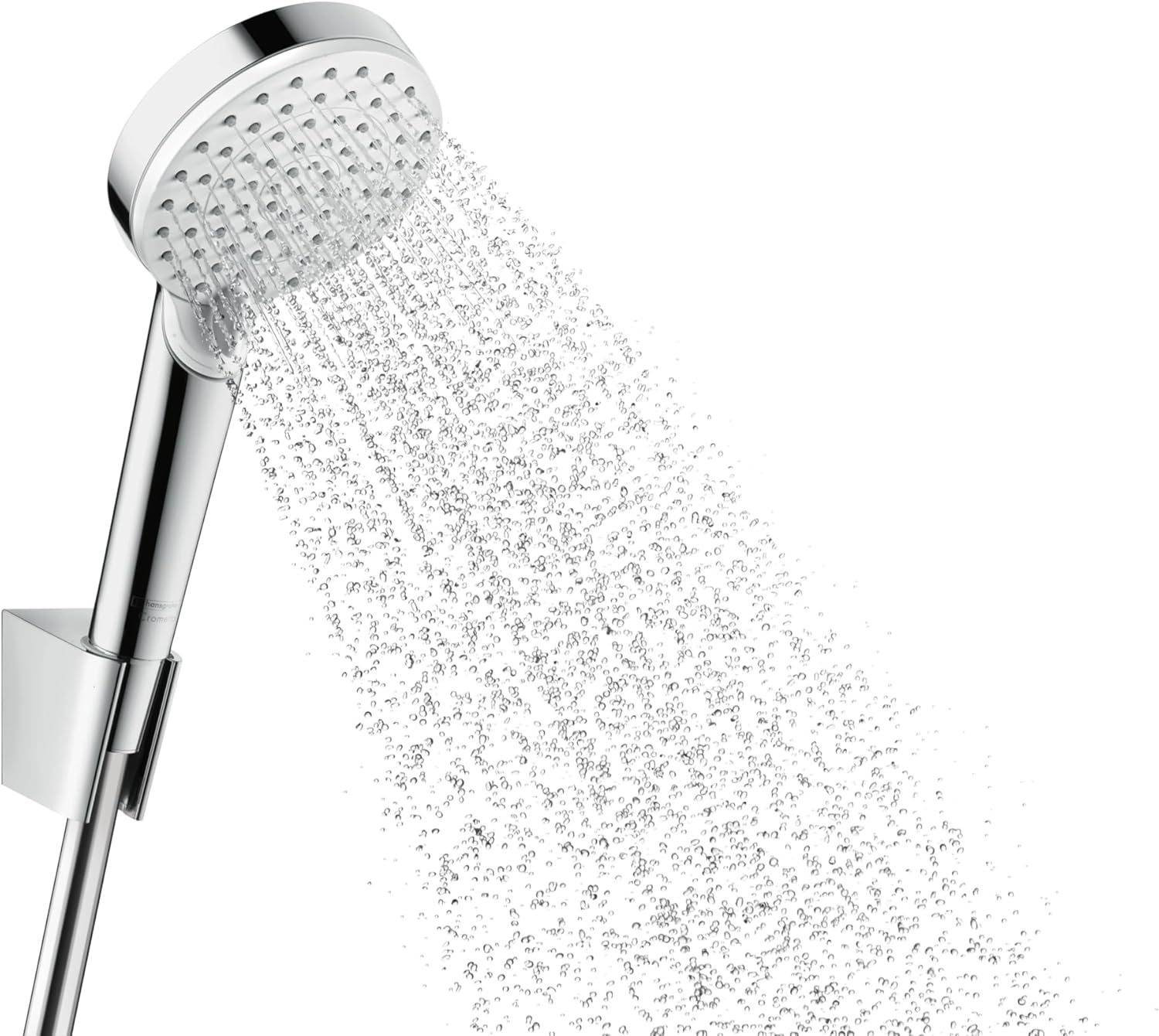 hansgrohe Crometta Shower holder set 100 1jet with shower hose 160 cm