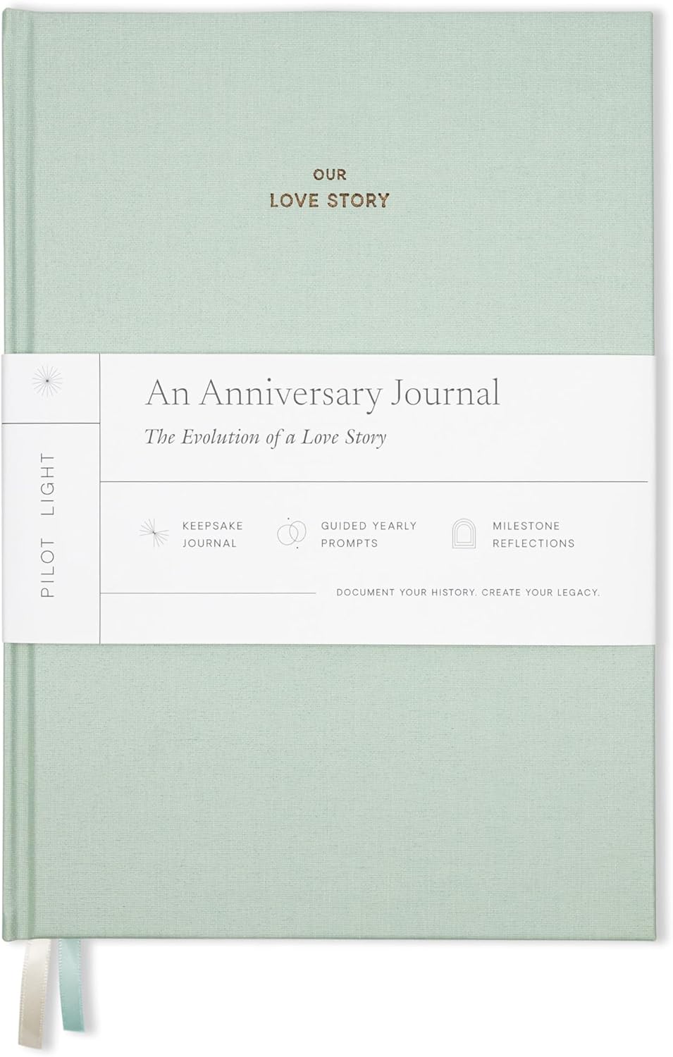 Anniversary Journal: Our Love Story  A Keepsake for Couples to Capture the Evolution of Your Love Story, Wedding Memory Book, Couples Journal, & Anniversary Scrapbook - Wedding Registry Gift & Paper