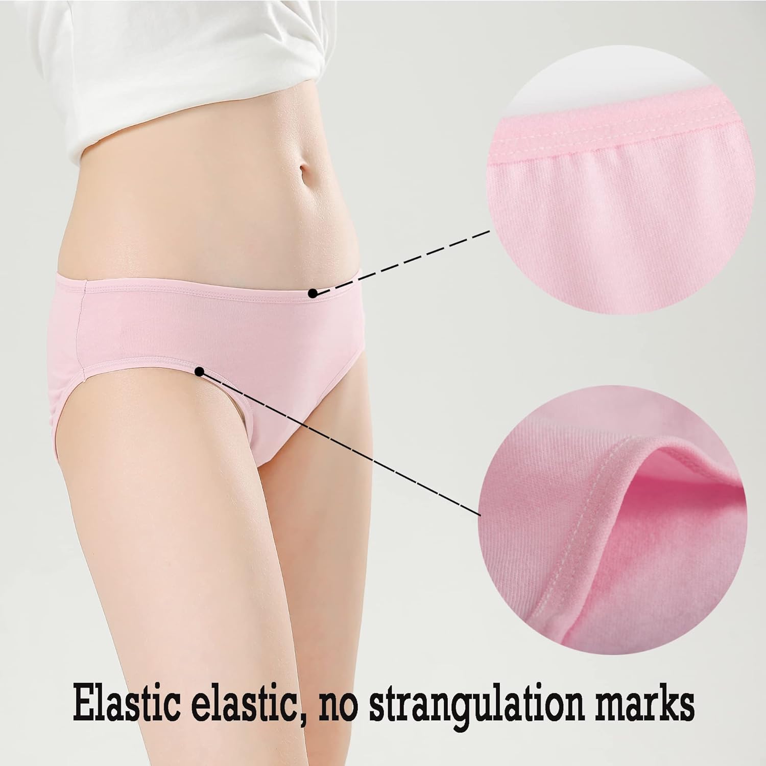 Girls Underwear Comfortable Panties for Teens Girls Briefs