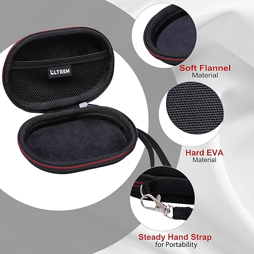 Miniatura 2 de LTGEM - Funda para auriculares inalámbricos Beats Flex, compatible con auriculares intrauditivos con cable JBL Endurance Run 2, solo funda