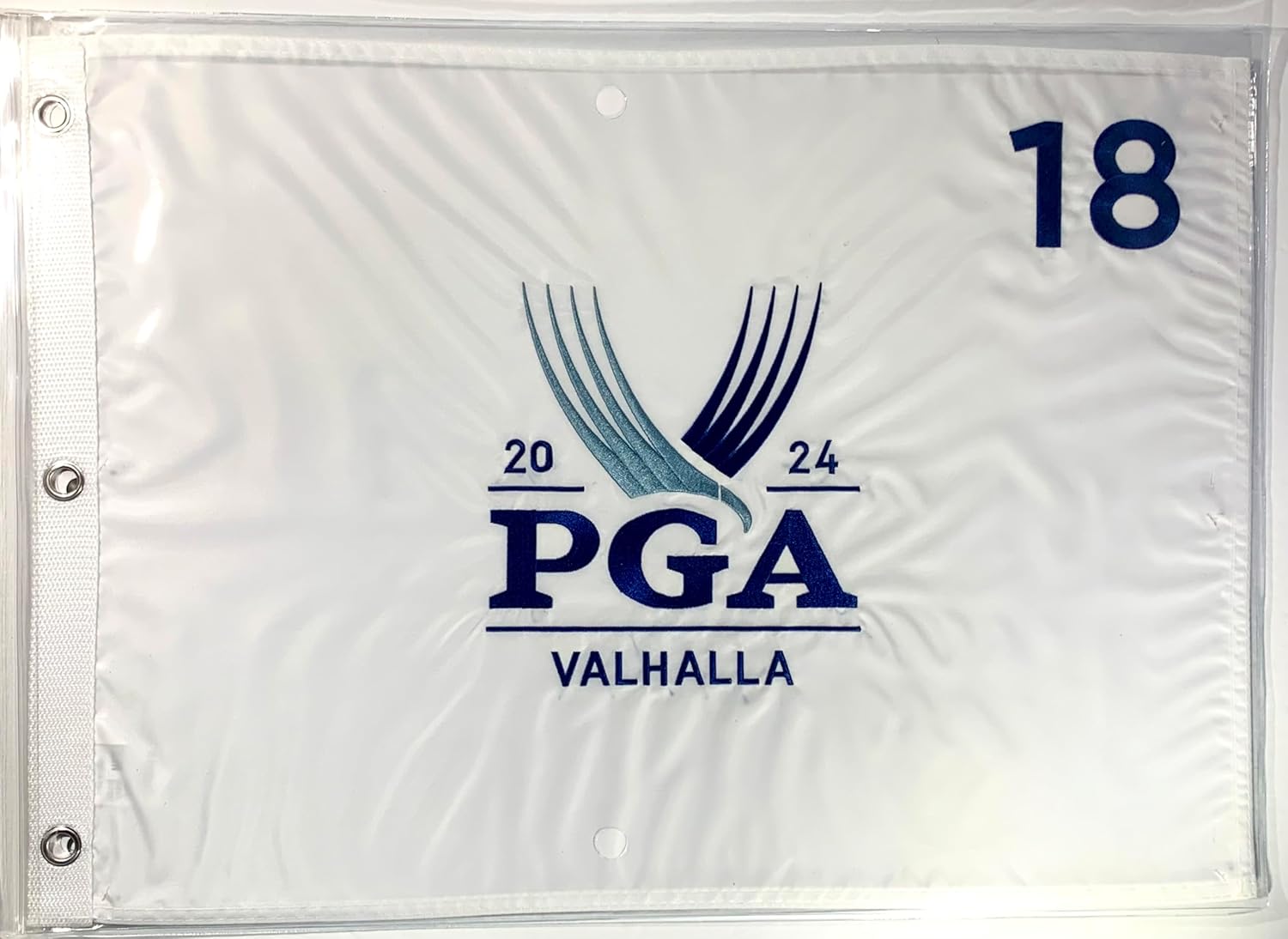 2024 Pga Championship Flag Valhalla golf white embroidered pin flag new