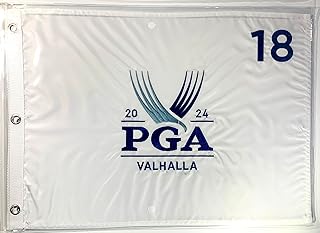 2024 Pga Championship Flag Valhalla golf white embroidered pin flag new
