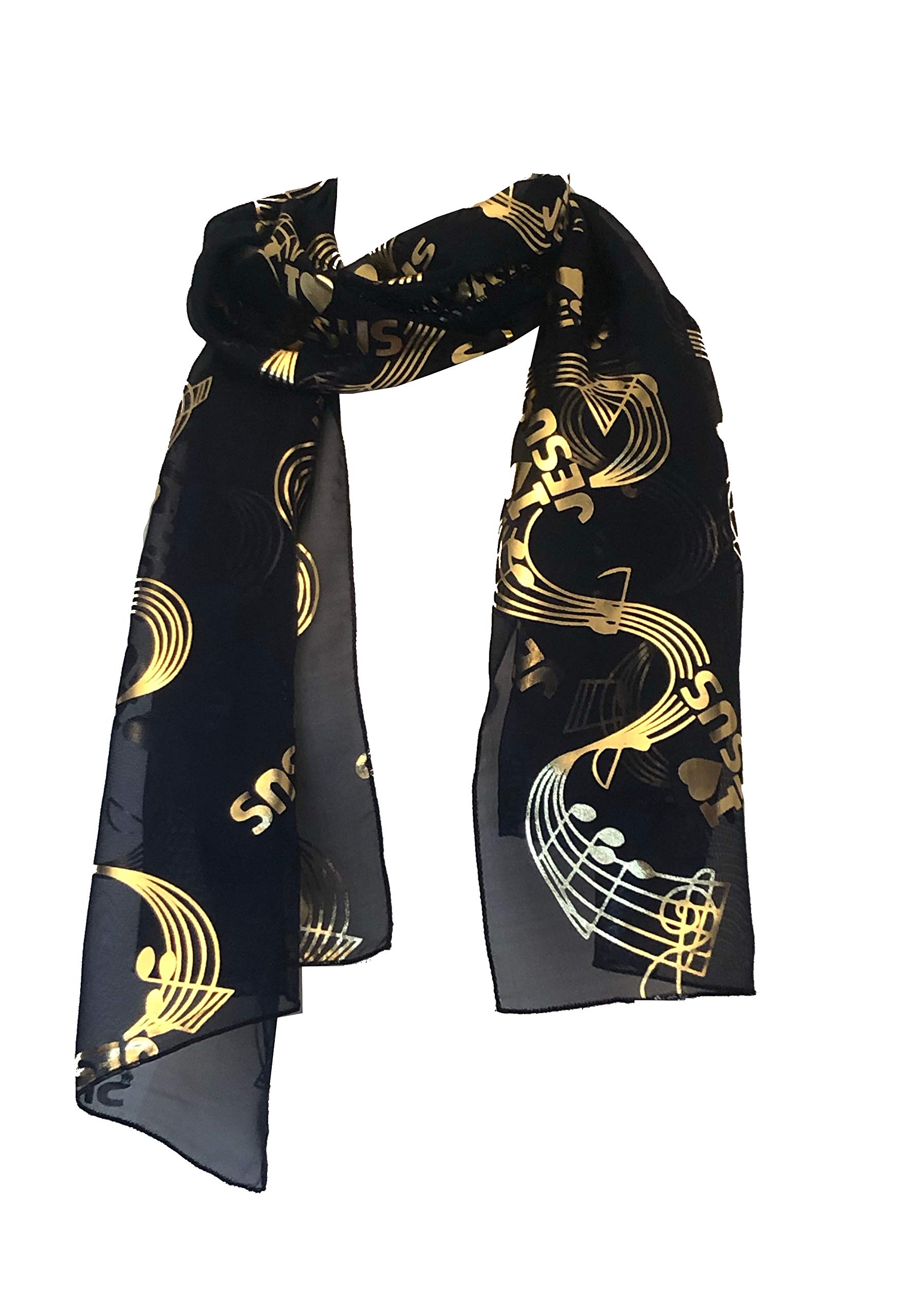 Pamper Yourself Now Navy I love Jesus scarf thin pretty scarf great for any outfit lovely gift