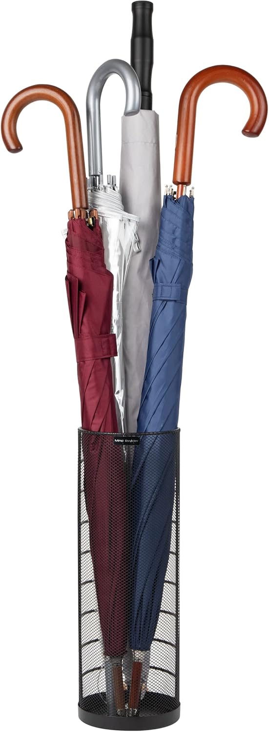 Mind Reader Umbrella Stand, Walking Cane Rack, Wraping Paper Holder