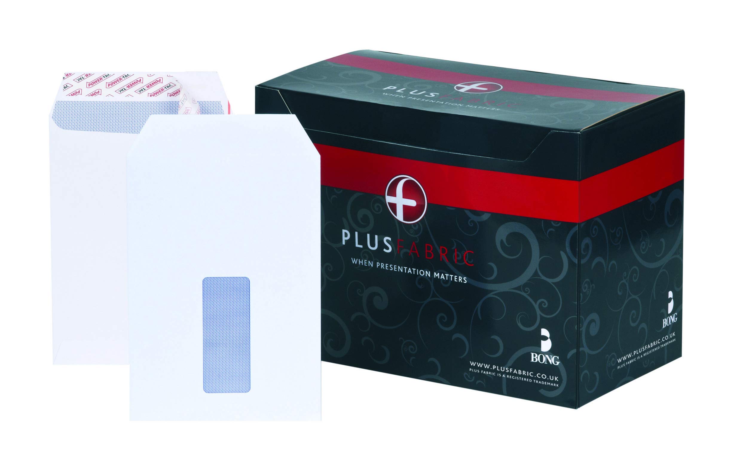 Plus Fabric Envelopes Pocket Peel and Seal Window 110gsm [Pack 500]