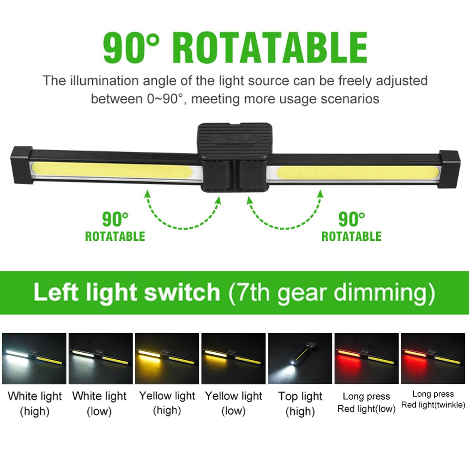 Lampe De Gym Magnétique Rechargeable – Lumière Réglable, Pliable à 180°, Pour Poses, Yoga Ou Entraînement - 10