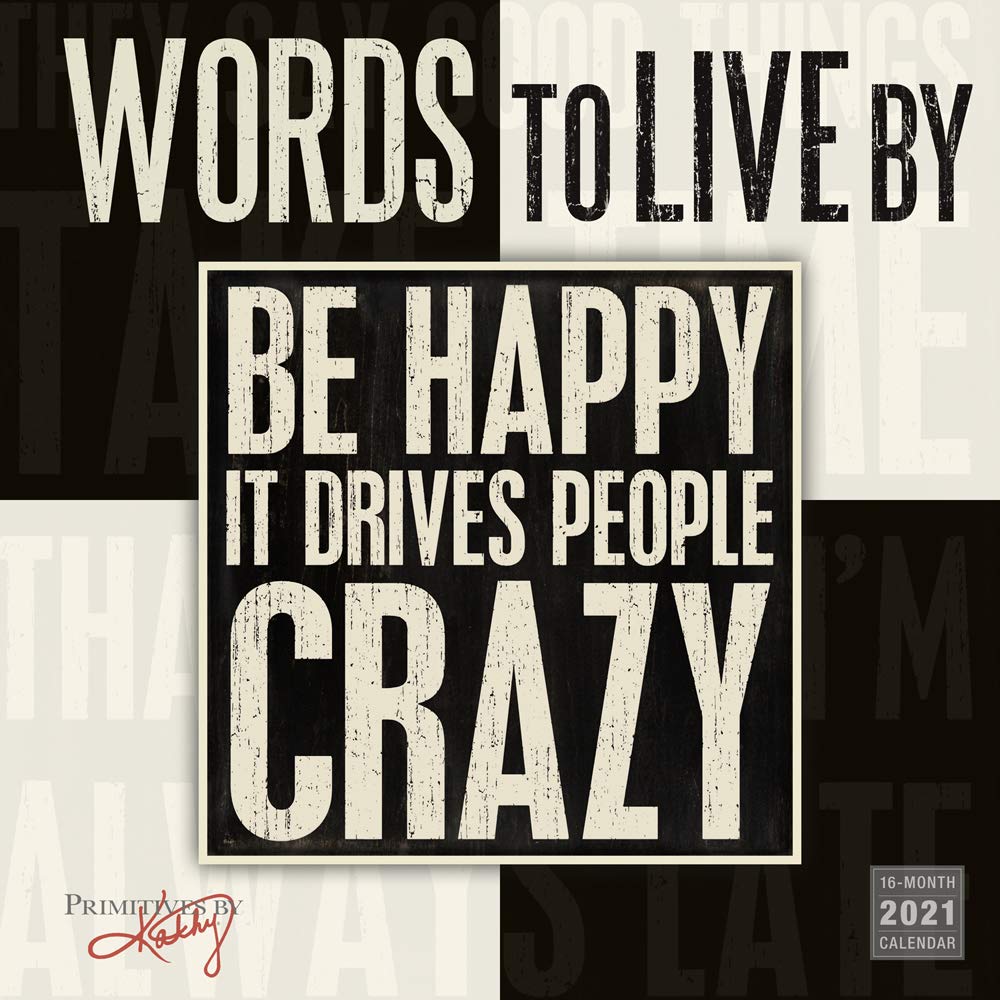 Words to Live by 2021 Calendar