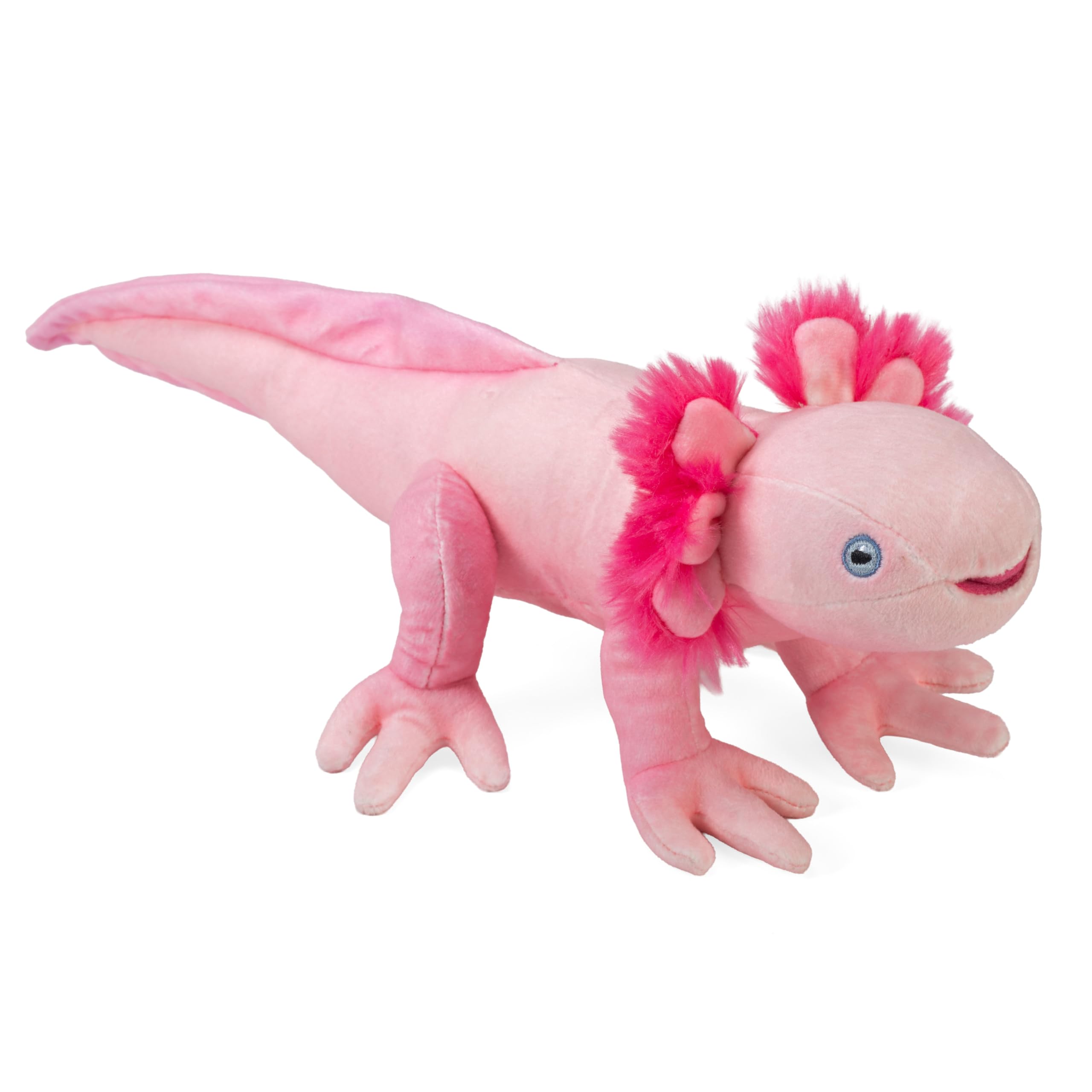 Wild Republic Cuddlekins Eco Mini Axolotl, Stuffed Animal, 7 Inches, Plush Toy, Eco-Friendly