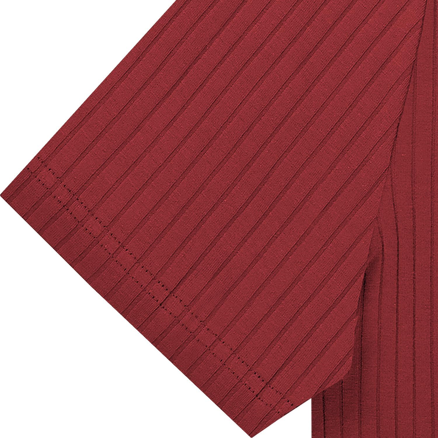 Zipper Muscle Polo Shirts for Men Slim Fit Short Sleeve Cotton Ribbed Knit Golf Shirt - Image 5