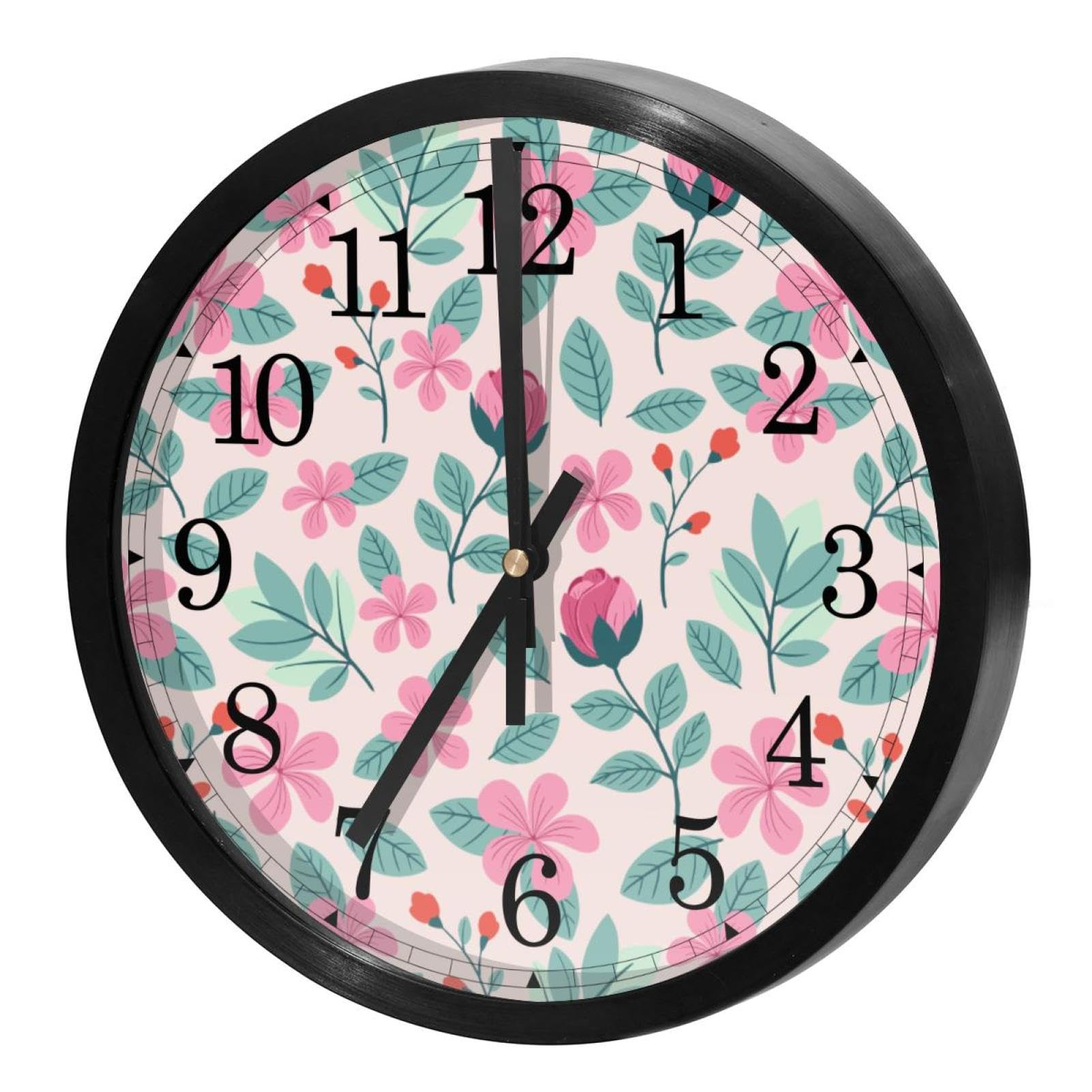 Horloge murale silencieuse à quartz pour bureau et école