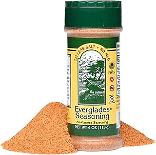 Everglades All Purpose Seasoning Signature 1/3 Less Salt Blend of Herbs & Spices for Bold Southern Flavor, Perfect for Meats, Vegetables, Soups & More All-in-One Seasoning for Cooking