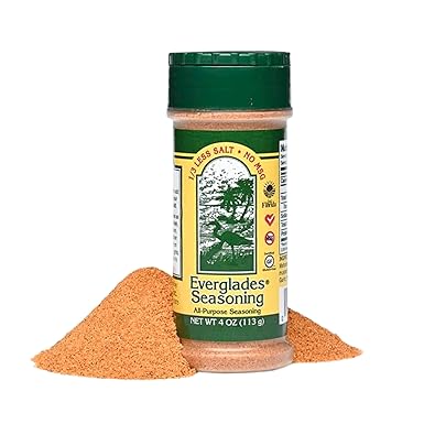 Everglades All Purpose Seasoning Signature 1/3 Less Salt Blend of Herbs & Spices for Bold Southern Flavor, Perfect for Meats, Vegetables, Soups & More All-in-One Seasoning for Cooking