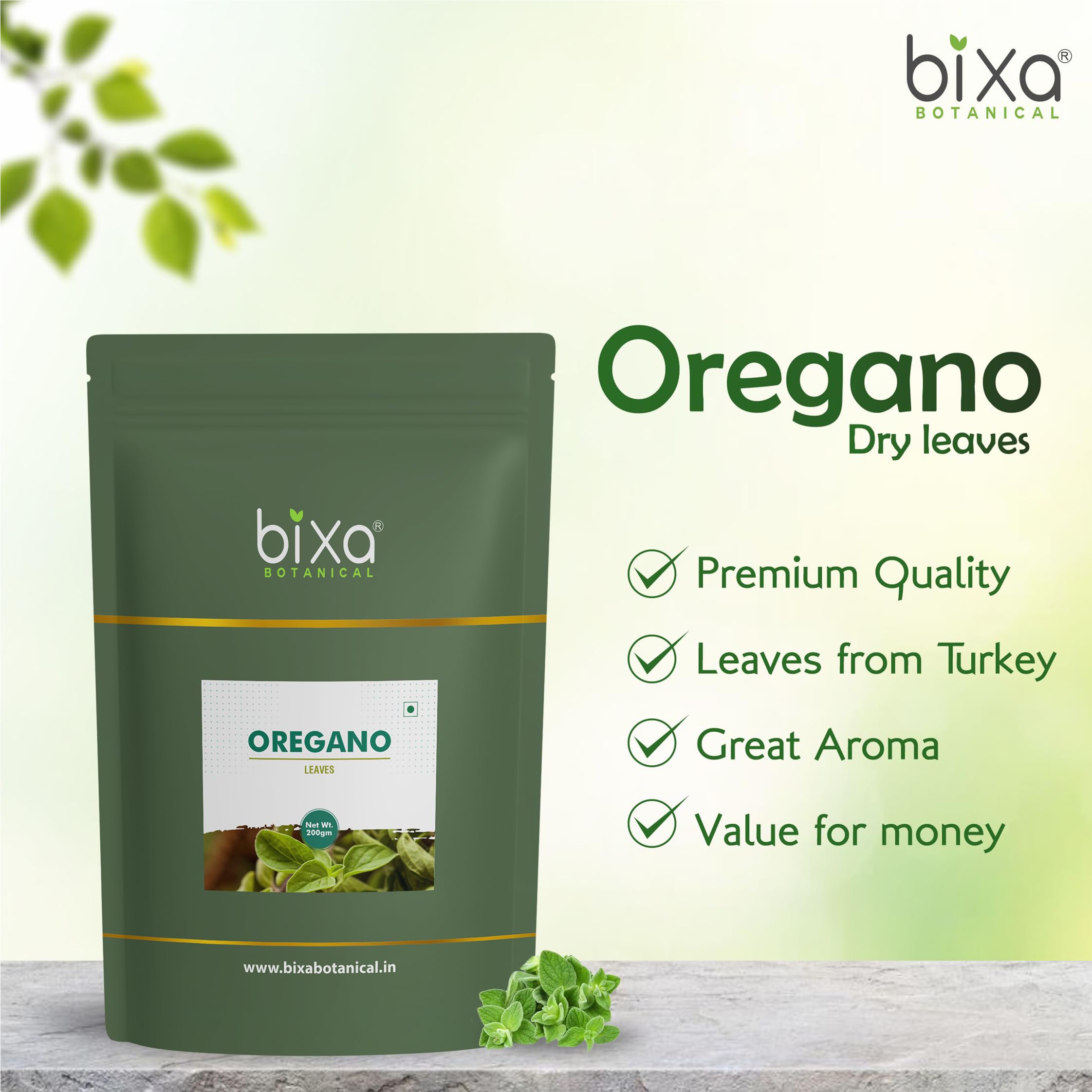 Oregano Dry Leaves 200 g | Top Grade Leaves From Turkey | For Cooking Seasoning Pasta Soups Salad Chicken Herbs Bread Tea | Supports Mood Enhancing & Boost Immunity - Image 3 thumbnail