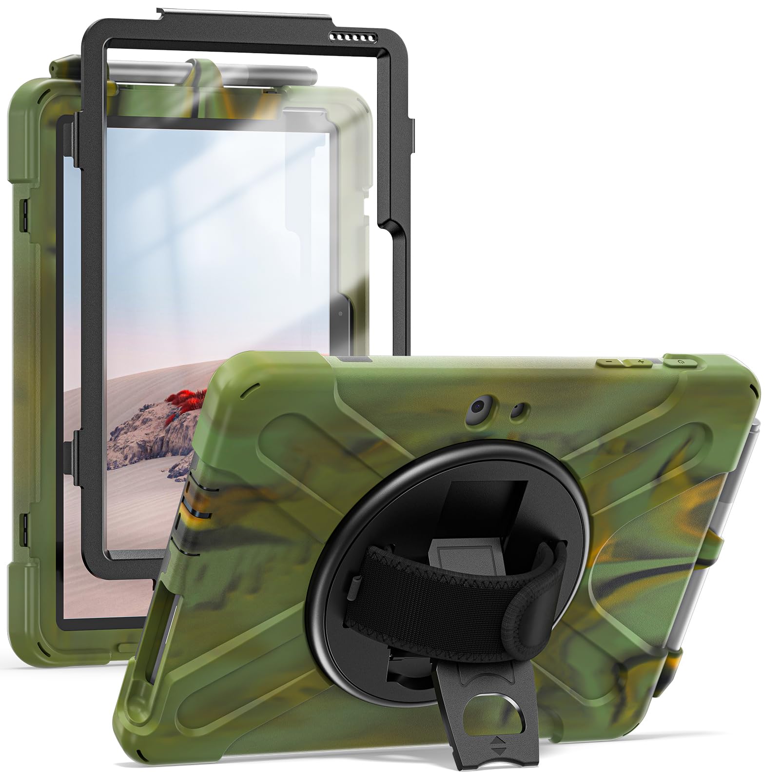 Coque antichoc Microsoft Surface Go 2 protection intégrale militaire enfants - 8