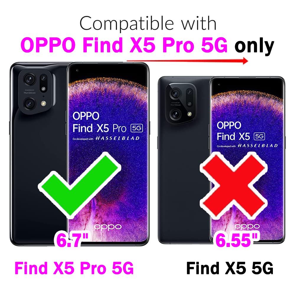Cover OPPO Find X5 5G Custodia Trasparente Ultra Sottile Per Oppo Find X5 5G - Con Pellicola Vetro Temperato Inclusa Protezione Fotocamera IPhone