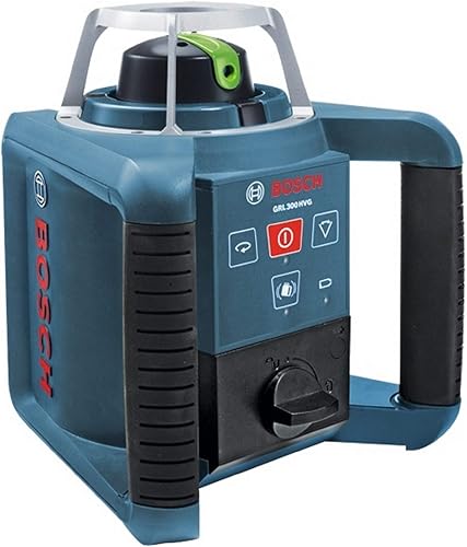 Miniatura 4 de Bosch GRL 300 HVG 1000 pies de nivel láser rotativo horizontalvertical autonivelante kit completo con vigas verdes brillantes y estuche de