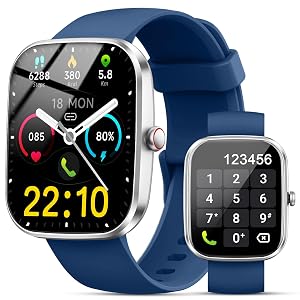 Smart Watch 1 91 Smartwatch for Men Women Answer Make Call Fitness Tracker with 100 Sport Modes IP68