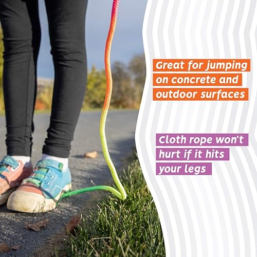 Miniatura 3 de Kids Jump Rope - Anna's Rainbow Rope - Durable Child Friendly Skipping Rope - Exercise Toy for Playground with Lightweight Foam Handles and Vibrant