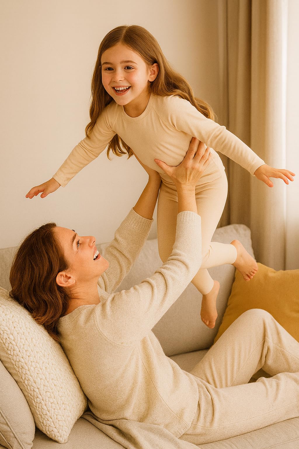 Conjunto de ropa interior térmica para niña, forro polar, capa base superior e inferior, pantalones largos cálidos para invierno, esquí y uso diario