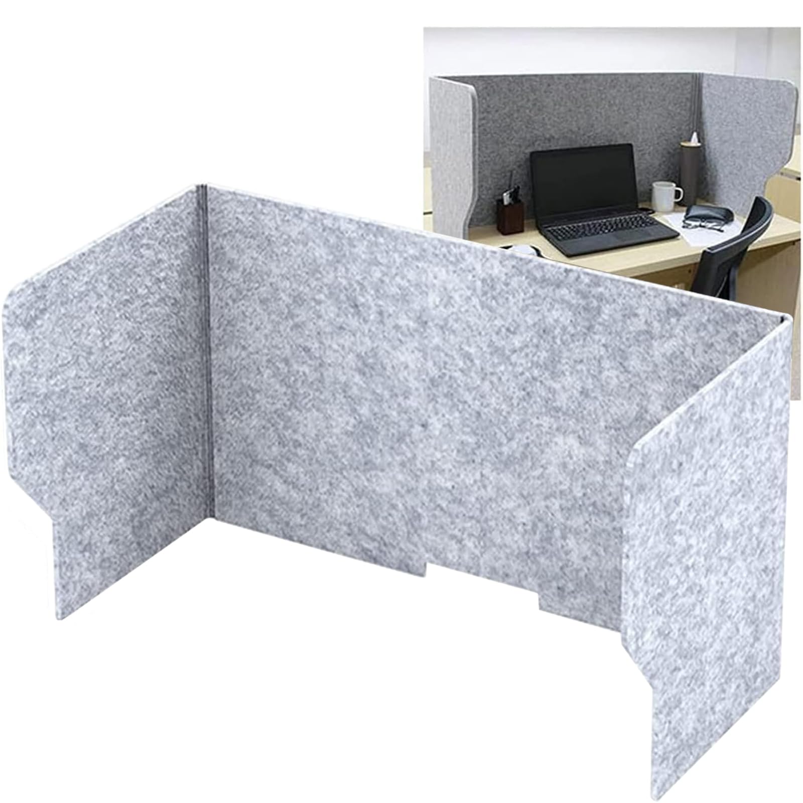 GJZQDKX Foldable Desk Divider - Felt & Acoustic Panel for Home Office Classroom Workspace nization Desk Partition (60cm/24inch)
