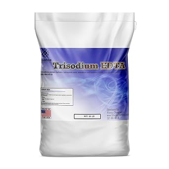 Trisodium EDTA - 40 Bag 2200 lbs. for Industrial Cleaning, Metal ion sequestration, Water Softening, Chemical Processing, and Scale Removal