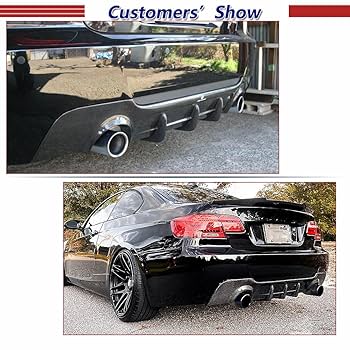 Amazon | カーボンファイバー リアディフューザー 用の BMW 3