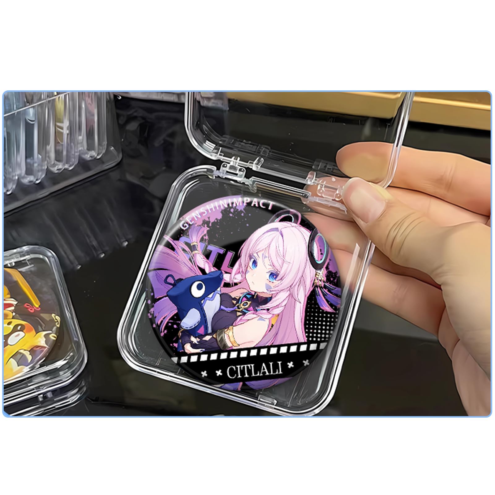 Amazon.co.jp: 原神 げんしん シトラリ バッジ 2個セット キャラクター