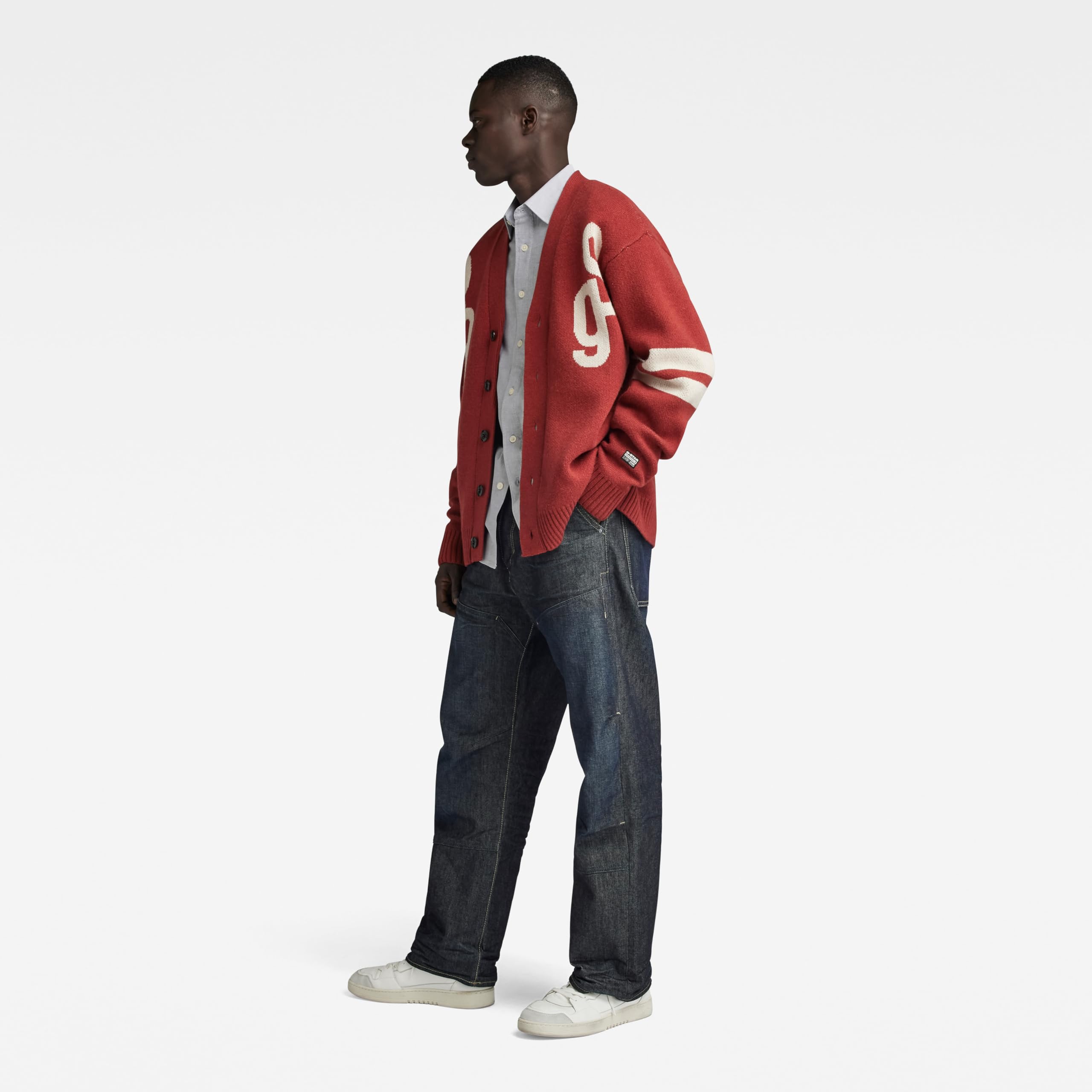 G-Star Cárdigan Holiday 89 GS Loose Knitted Rojo XL