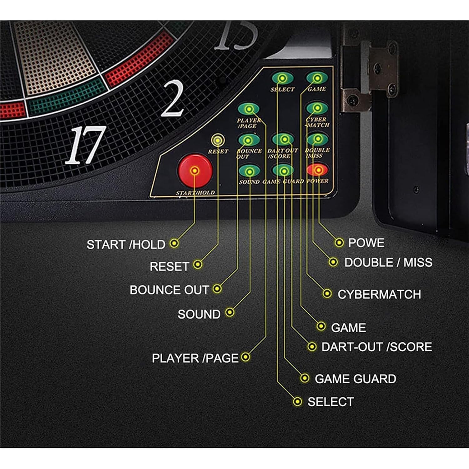 Amazon.co.jp: 電子ダーツボード、LEDディスプレイ付き自動