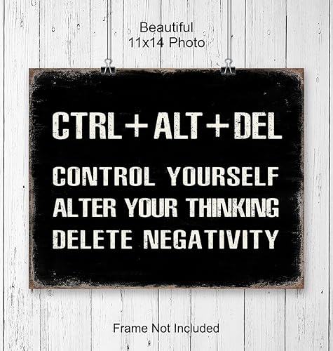 Vista 26 de Inspirational Motivational Wall Art & Decor - Entrepreneur Positive Quotes Poster Prints 8x10 - Home Office - Classroom Decor - Success Sayings